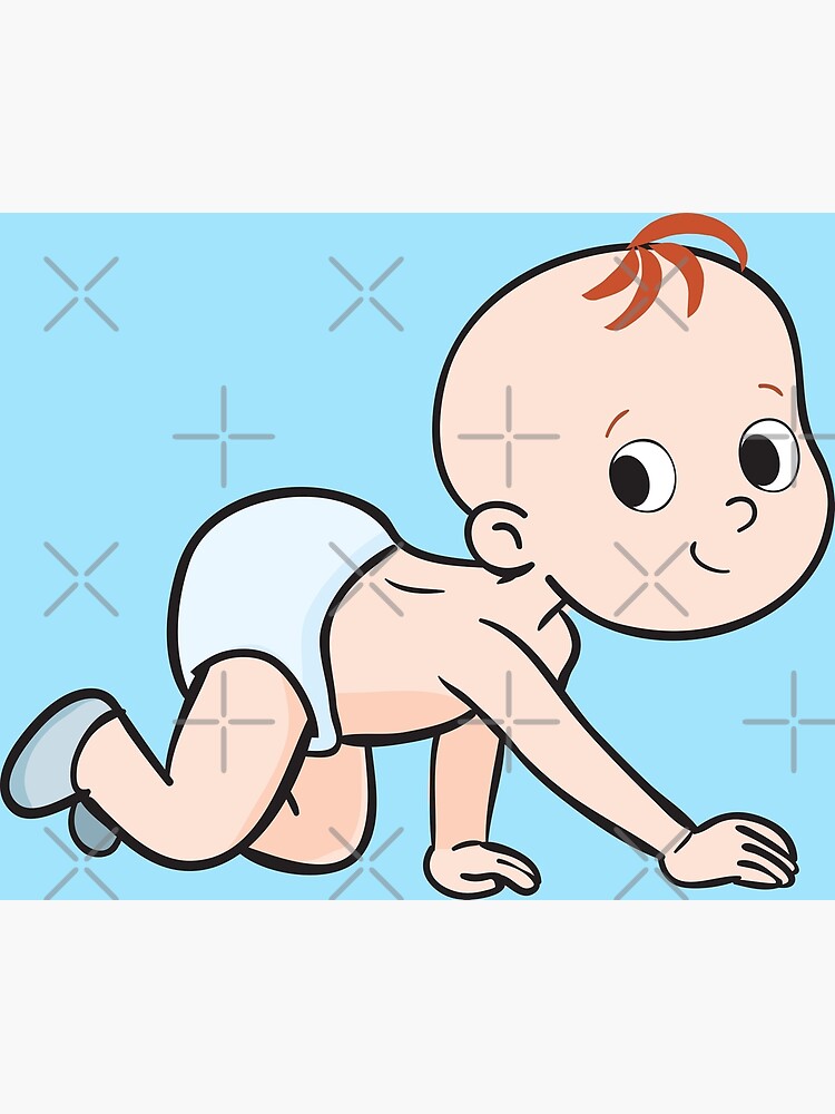 little baby boy crawls by duxpavlic