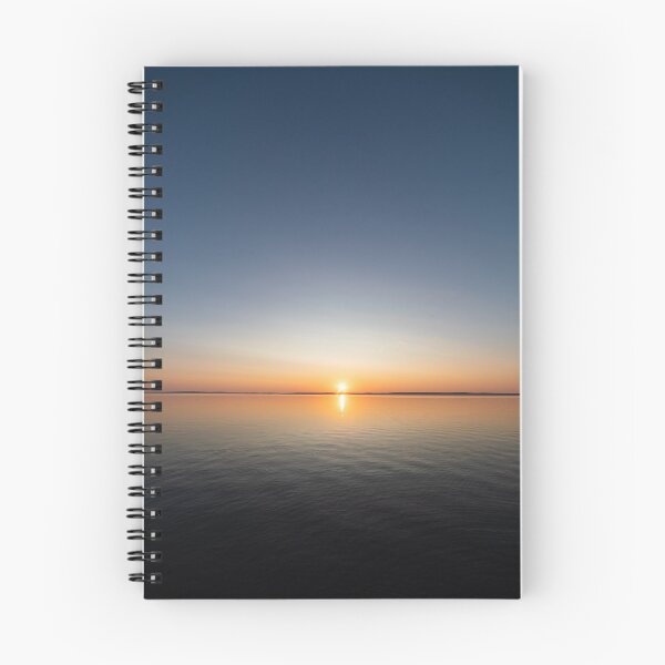 Item preview, Calm serene sunrise lake scenery designed and sold by Juhku.