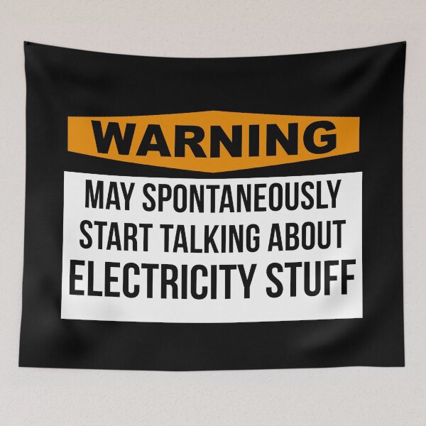 Item preview, Electrician designed and sold by silverorlead.