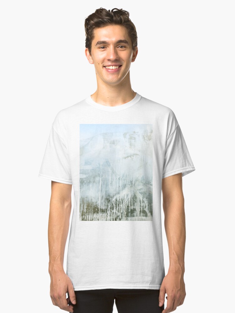 Alternate view of Dirty window glass close up at street Classic T-Shirt