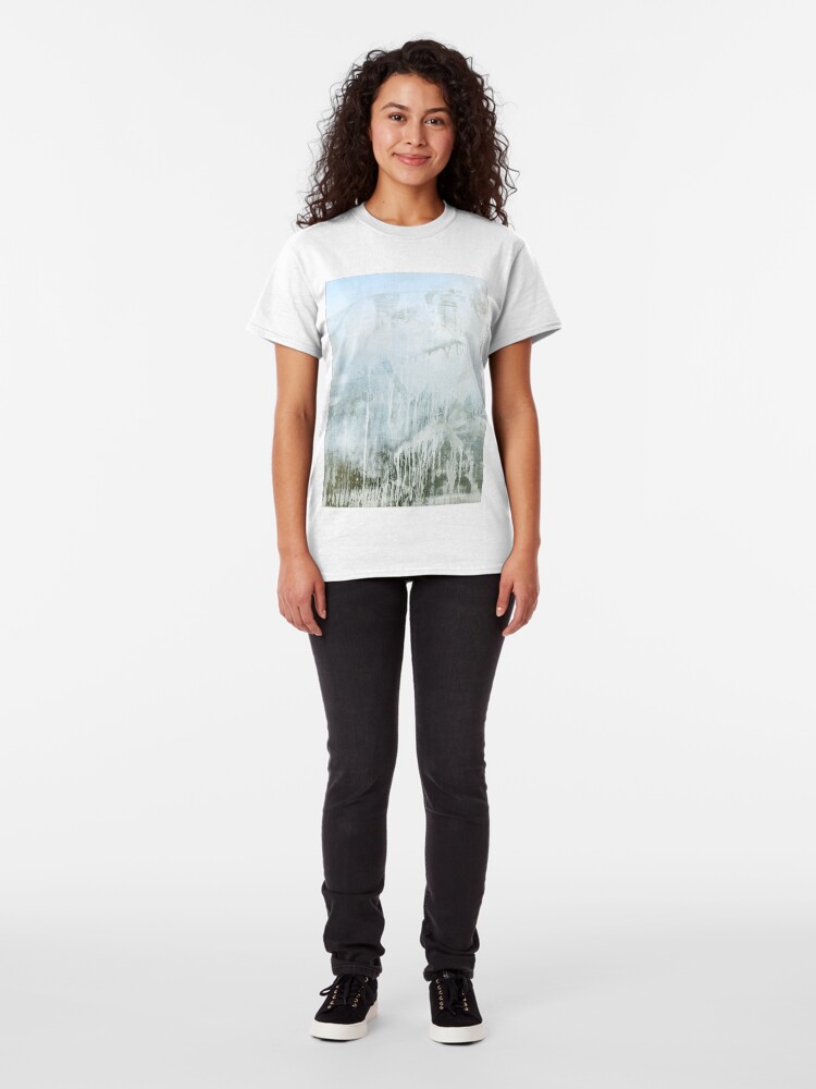 Alternate view of Dirty window glass close up at street Classic T-Shirt