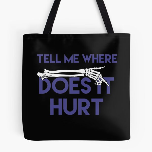 Item preview, Tell me where does it hurt designed and sold by WeMadeOurWorld.