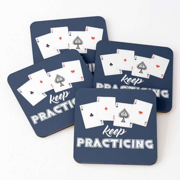 Item preview, Keep practicing playing cards designed and sold by Elvira Clement.