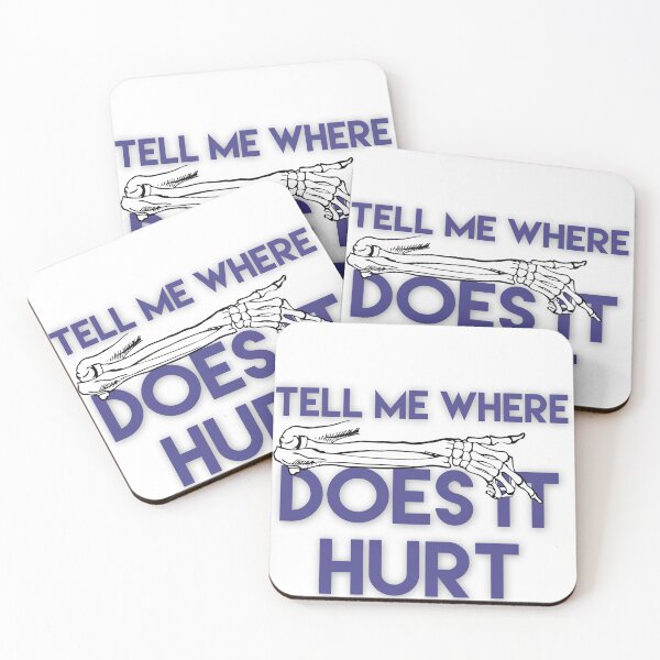 Item preview, Tell me where does it hurt designed and sold by WeMadeOurWorld.