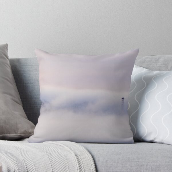 Item preview, Dreamy thick fog at sunrise over hill designed and sold by Juhku.