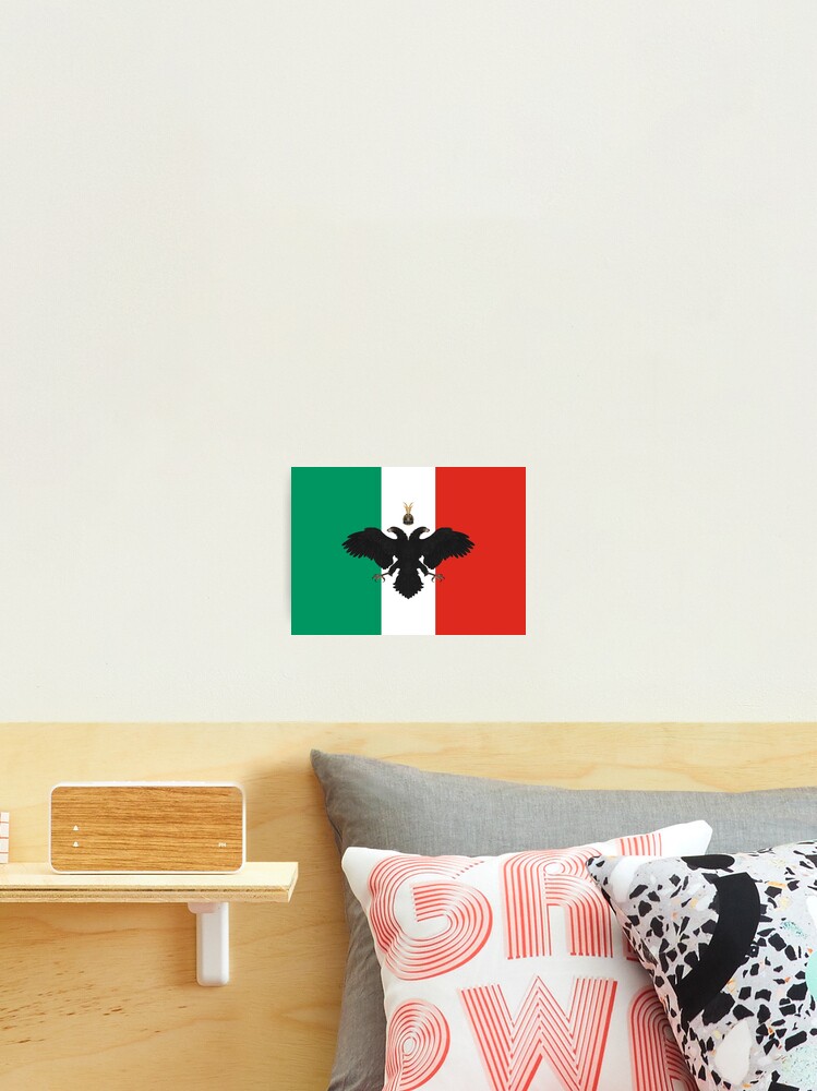 Fotodruck for Sale mit Albanische italienische Flagge Arbëreshë