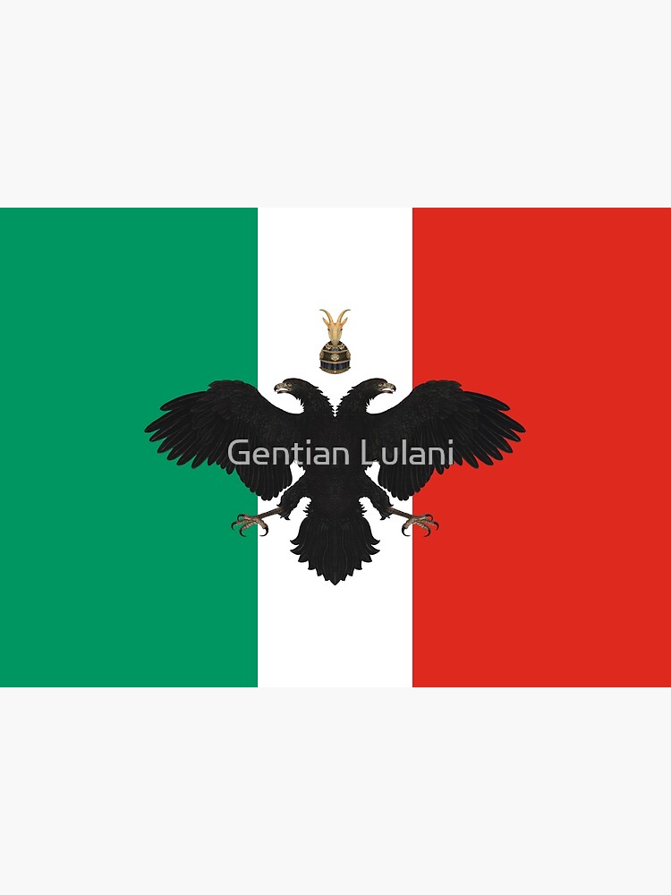 Arbëreshë Albanian Italian Flag Poster for Sale by Gentian Lulani