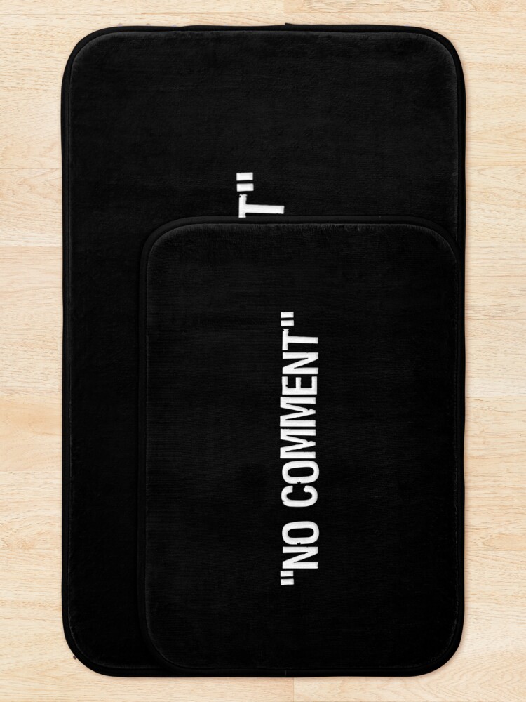 Thumbnail 5 of 6, Bath Mat, No Comment designed and sold by PartnerCove.