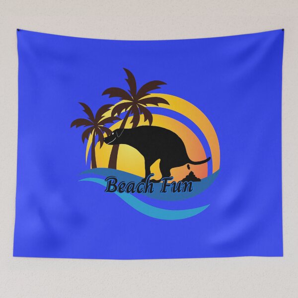 Item preview, Funny Beach Pooping Dog  designed and sold by Willyboy16.