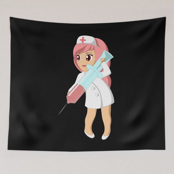 Item preview, Cute nurse, short skirt but a big needle designed and sold by WeMadeOurWorld.
