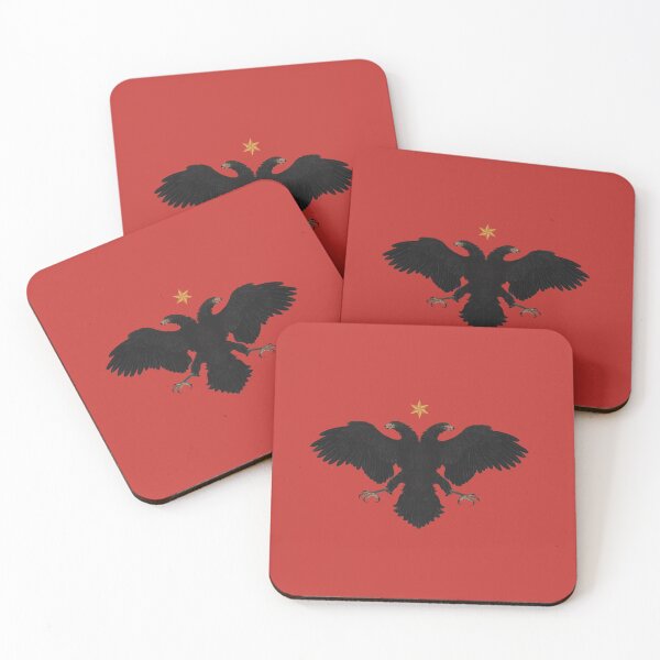 Item preview, Albanian Flag in Red with Illyrian Star designed and sold by Gentian Lulani.