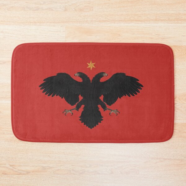 Item preview, Albanian Flag in Red with Illyrian Star designed and sold by Gentian Lulani.