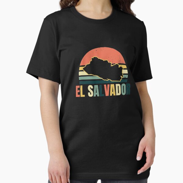 Item preview, El Salvador Shirt | Vintage Retro Sunset Gift designed and sold by IsiTees.