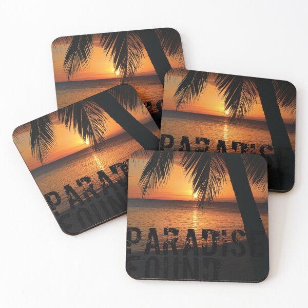 Item preview, Paradise Found Tropical Palm Tree Sunset designed and sold by HotHibiscus.
