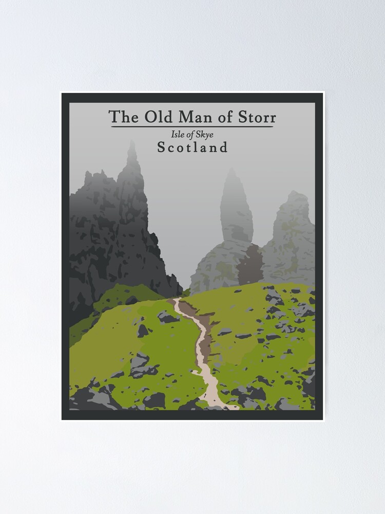 Art & Collectibles Decor Britain Vintage Wanderlust Interiors Isle of Skye Print Wall Art