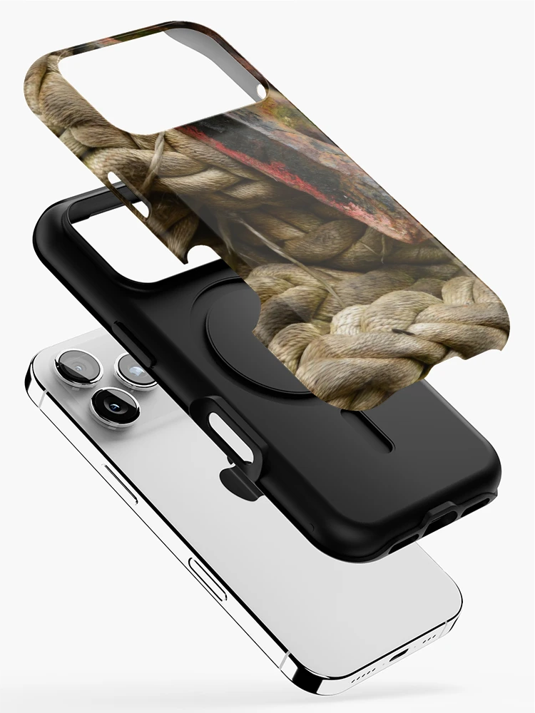 Thumbnail 2 of 4, iPhone Case, Ship Ropes designed and sold by Alexandra Lavizzari.