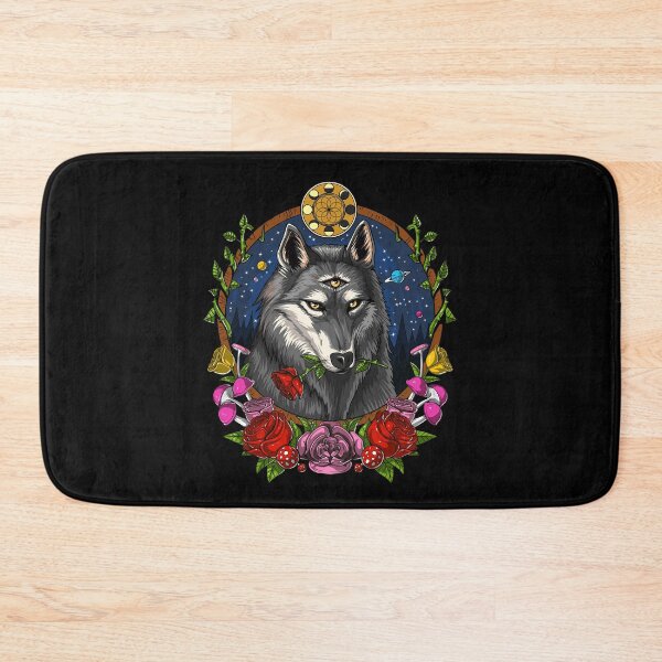 Item preview, Psychedelic Wolf designed and sold by underheaven.