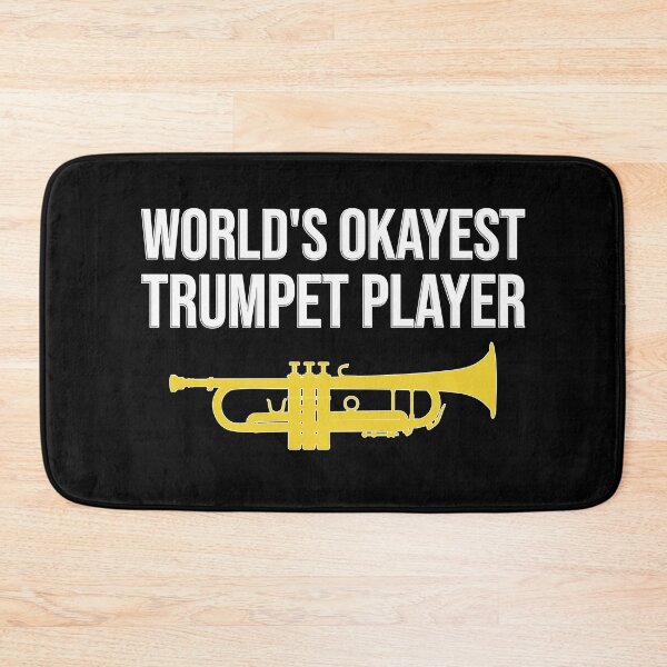 Item preview, WORLD'S OKAYEST TRUMPET PLAYER, Funny trumpet gift idea designed and sold by HEJAshirts.