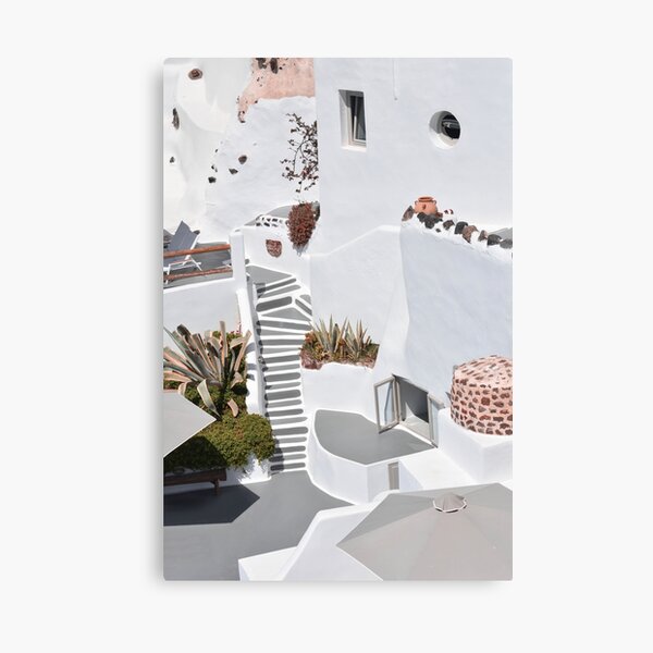 Architecture in Santorini Canvas Print