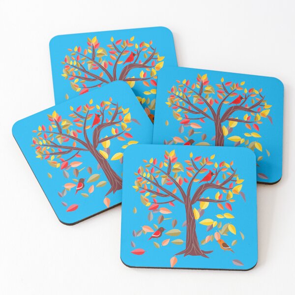 Item preview, Fall Tree and Birds designed and sold by RoxanneG.