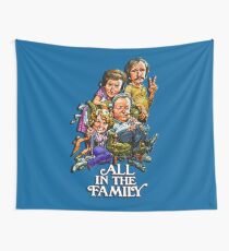 All In The Family Wall Tapestry