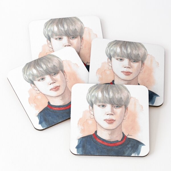 Item preview, Jimin watercolour splash painting designed and sold by honeybangtann.