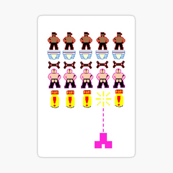 Space Ingayders aka Gay Space Invaders Sticker