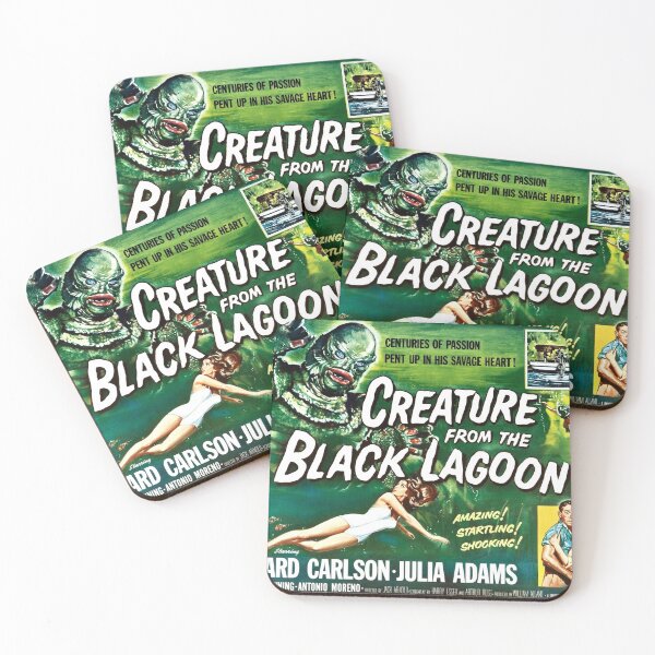 Item preview, CREATURE FROM THE BLACK LAGOON Hollywood Horror Film Vintage Movie designed and sold by retroposters.