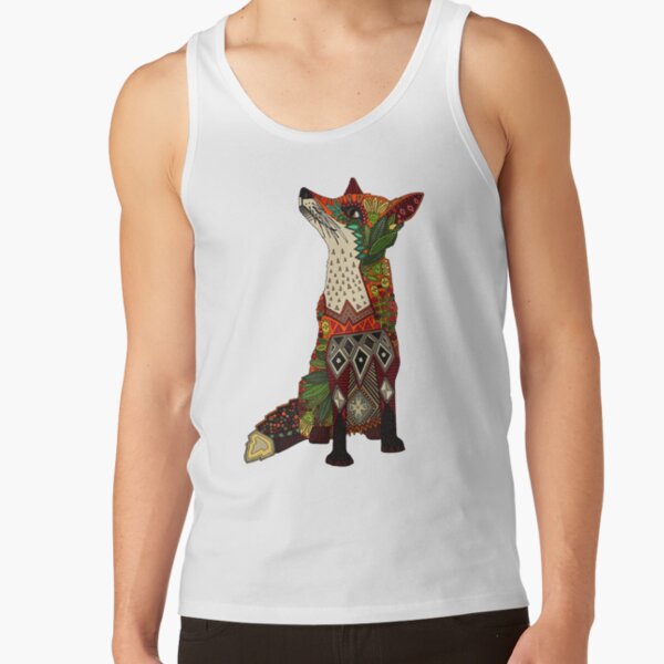 floral fox Tank Top