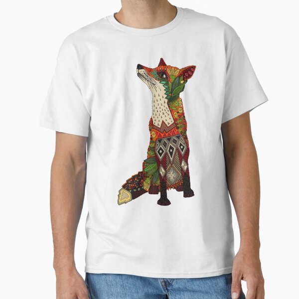 Aperçu de l'œuvre renard floral créée et vendue par scrummy.