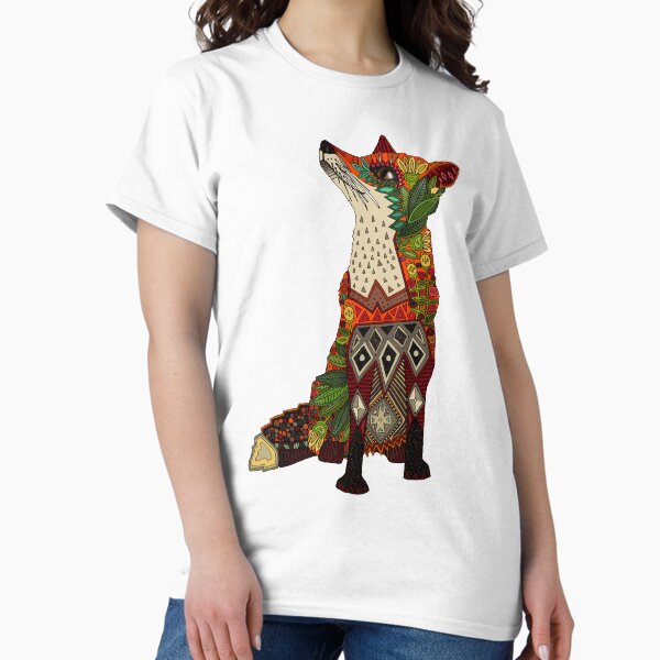 Aperçu de l'œuvre renard floral créée et vendue par scrummy.