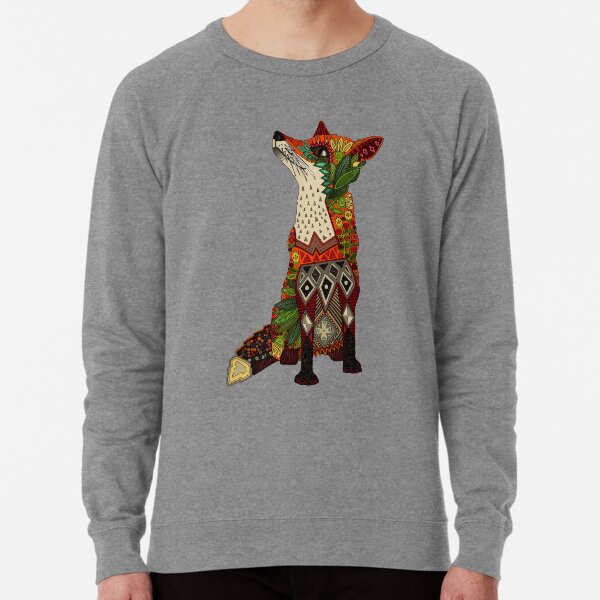 Vista previa del artículo con la obra «zorro floral», diseñado y vendido por scrummy.