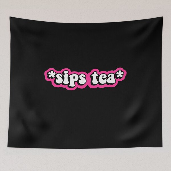 Item preview, sips tea designed and sold by abby stickers.