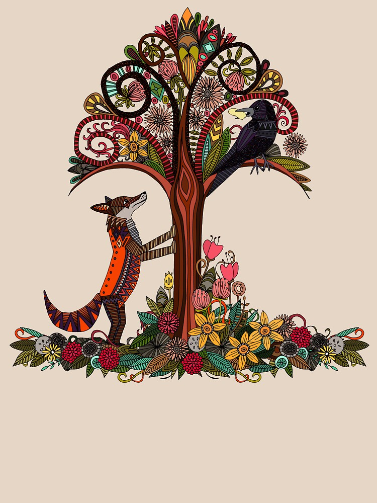 fox and crow by scrummy