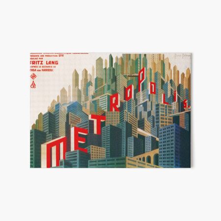 Item preview, Fritz Lang Metropolis 1927 Classic Sci Fi Film Vintage Movie designed and sold by retroposters.