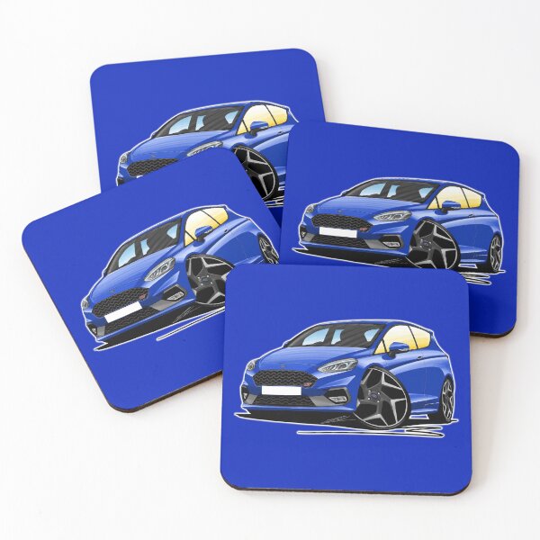Item preview, Ford Fiesta ST (Mk8) - Caricature Car Art designed and sold by Yeomans Cartoons.