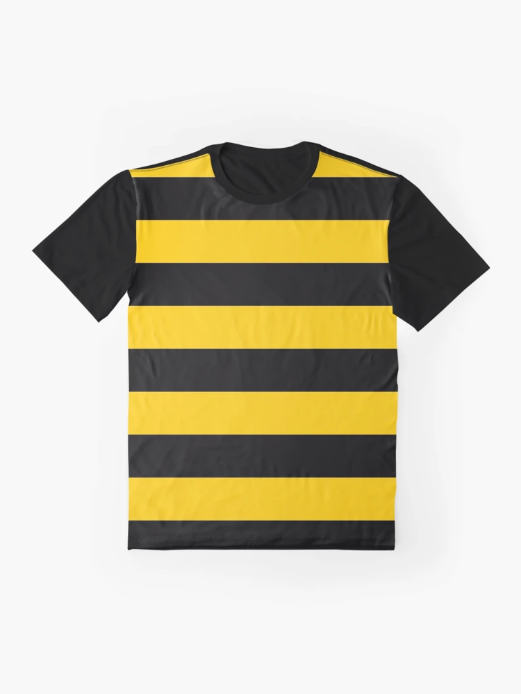 Bee pattern black and yellow stripes Graphic T Shirt for Sale by siwabudda Redbubble