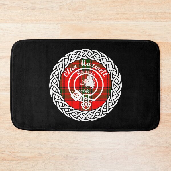 Item preview, Clan Maxwell surname last name tartan crest badge designed and sold by BagTown Clans.