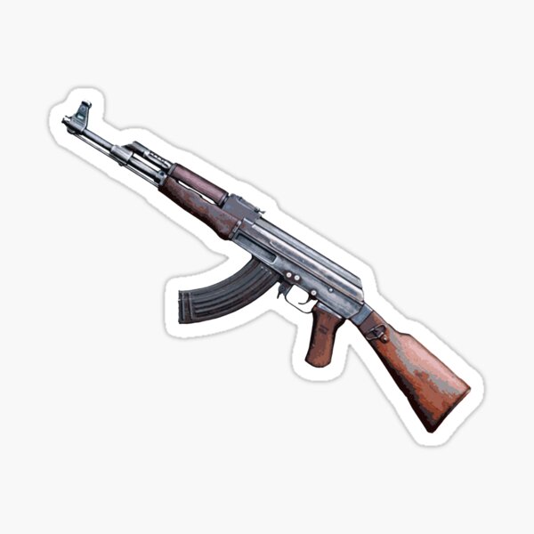 Ak74 Stickers Redbubble - ak 47 gear and weapons roblox