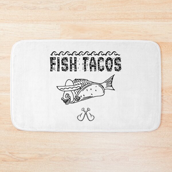 Item preview, Fish Tacos, Funny Nautical Food designed and sold by ArtByBollwitt.