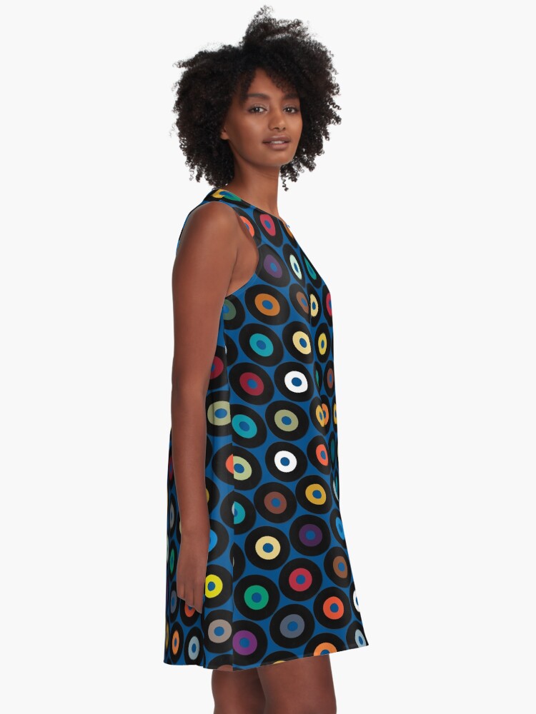 Alternate view of VINYL blue A-Line Dress