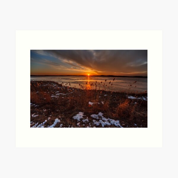 Item preview, Sun sets on Plum Island designed and sold by Owed To Nature.