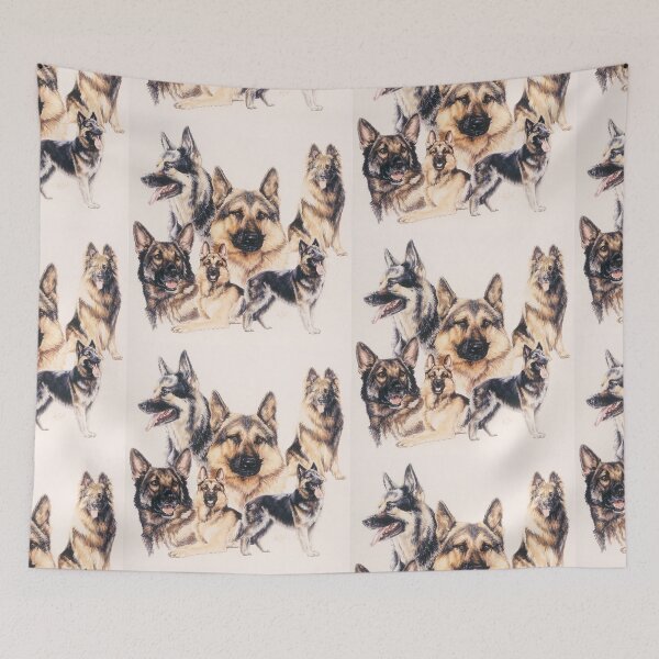 Item preview, German Shepherd Gallimaufry designed and sold by BarbBarcikKeith.