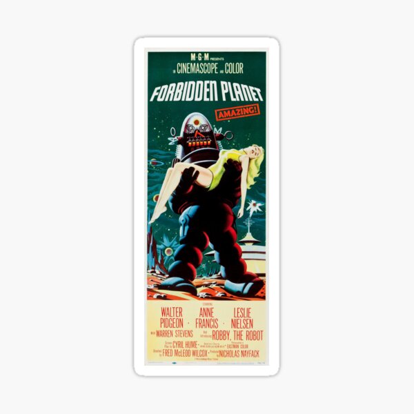 Item preview, FORBIDDEN PLANET 1956 Retro Science Fiction Vintage Movie designed and sold by retroposters.