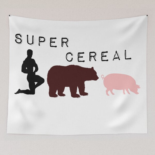 Item preview, MAN BEAR PIG - GRAPHIC PICTURES - IT IS SUPER CEREAL -CHRISTMAS 2019-2020 designed and sold by Iskybibblle.