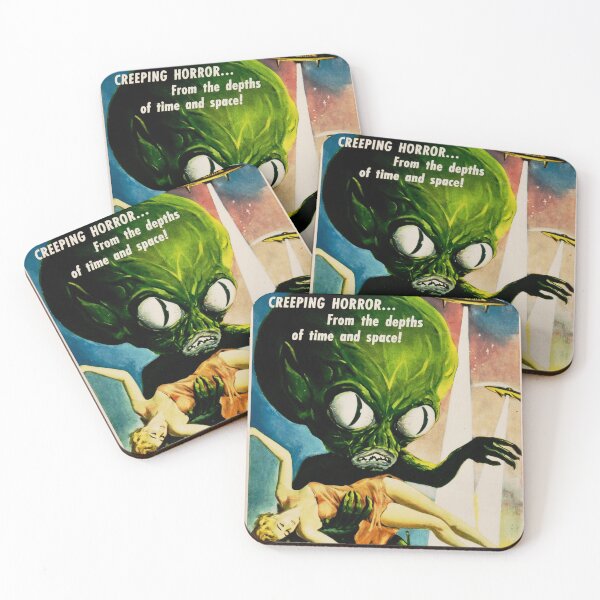 Item preview, INVASION OF THE SAUCER MEN Retro Alien Sci Fi Vintage Movie designed and sold by retroposters.