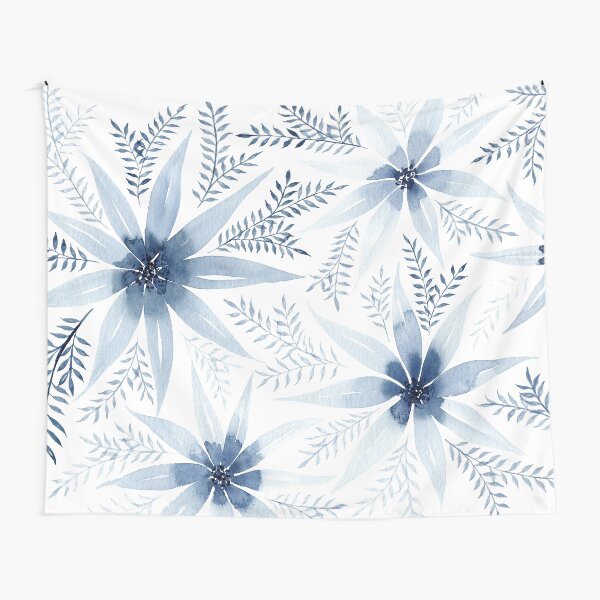 Winter Flowers | Watercolour Painting Tapestry