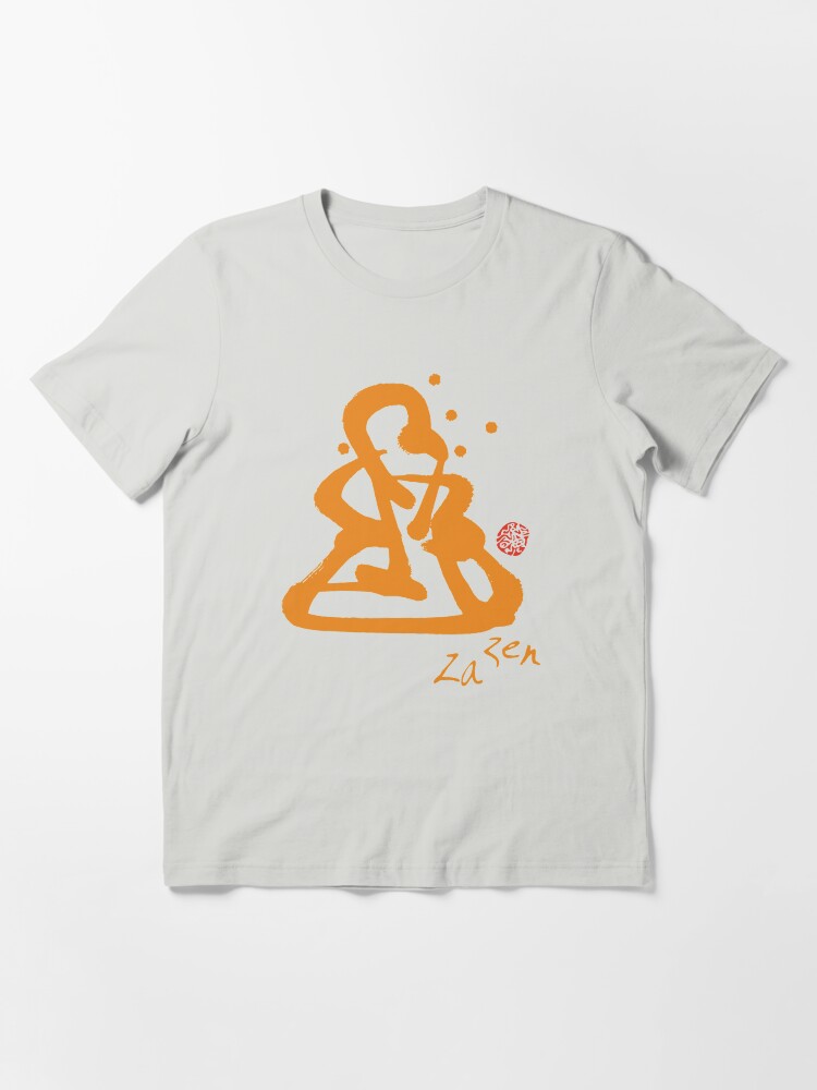 Alternate view of Za Zen - Orange Awakening Essential T-Shirt