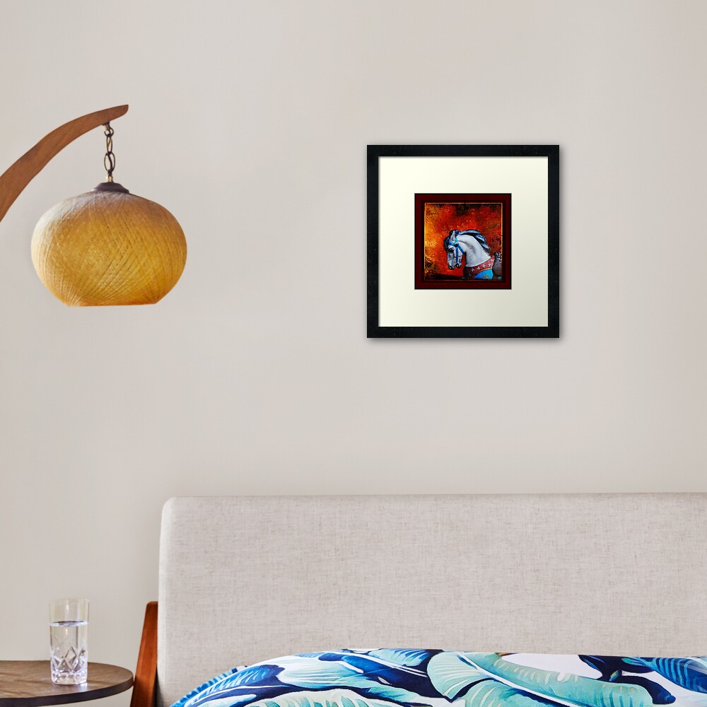 Round and Round Framed Art Print