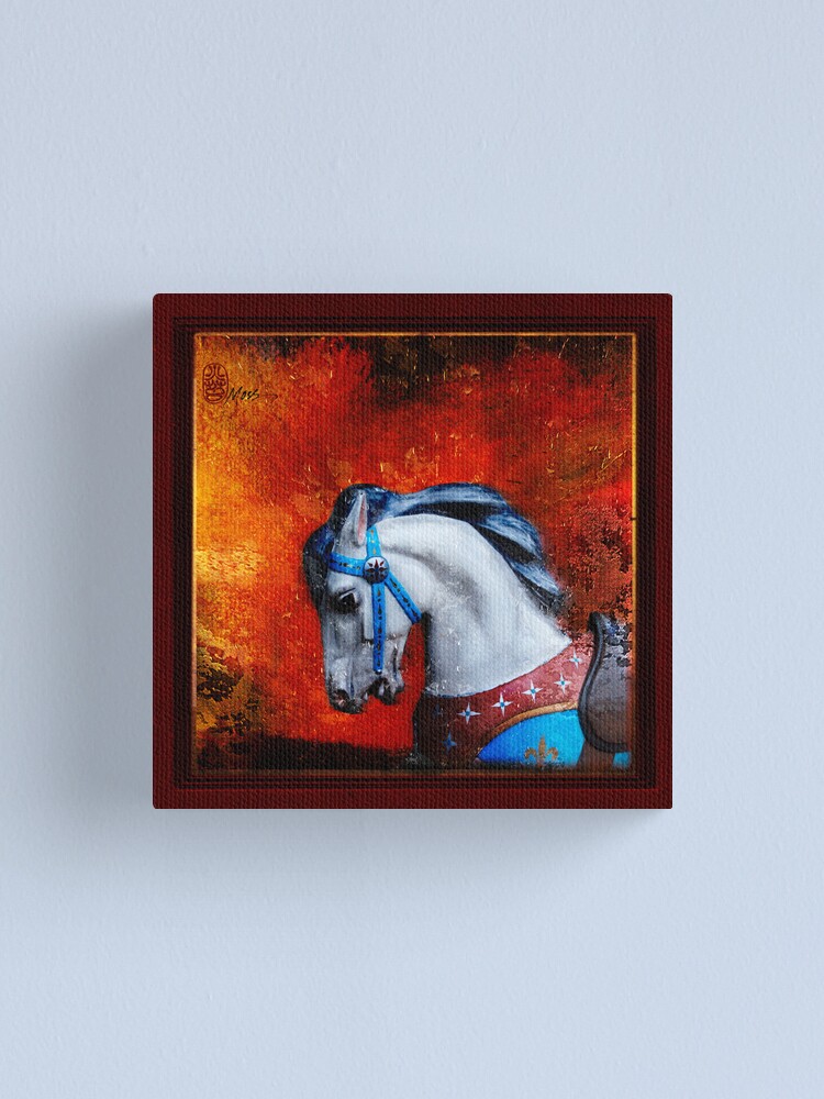 Alternate view of Round and Round Canvas Print